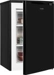 EXQUISIT Gefrierschrank "GS81-040C", Energieeffizienz: C, silber (schwarz),...