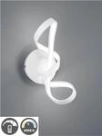 REALITY LEUCHTEN LED Wandleuchte "Perugia", wei&szlig; (wei&szlig; matt), 1, H: 40cm, 1 Stk.,