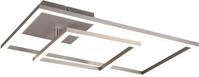 REALITY LEUCHTEN LED Deckenleuchte "Padella", grau (nickel), 1, H: 7,5cm, 1 Stk.,