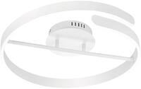 REALITY LEUCHTEN LED Deckenleuchte "Parma", wei&szlig; (wei&szlig; matt), 1, &Oslash; 50cm H: 13,5cm,