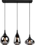 TRIO LEUCHTEN Pendelleuchte "Lumina", schwarz (schwarz matt), 3, H: 150cm, 1 Stk.,