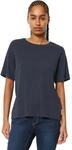 T-Shirt MARC O'POLO DENIM, Damen, Gr. L, blau (marineblau), Jersey, Obermaterial: