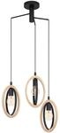 EGLO H&auml;ngeleuchte "BASILDON Pendellampe, E27, Stahl, Holz, Vintage, Esstischlampe,