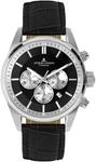 Chronograph JACQUES LEMANS "Barcelona", schwarz (schwarz, schwarz), Armbanduhren,