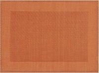 Platzset STUCO "Cadre", orange, B:33cm L:45cm, Obermaterial: 75% Polyethylen, 25%