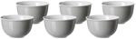 Schale RITZENHOFF & BREKER "M&uuml;slischalen Doppio &oslash; 14 cm 6er Set", grau, Sch&uuml;sseln,