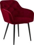 Esszimmerstuhl SALESFEVER "Coventry Komfortabler Polstertuhl im eleganten Stil", rot