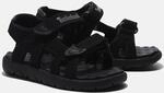 Sandale TIMBERLAND "PERKINS ROW BACKSTRAP SANDAL", M&auml;dchen, Gr. 24 (7,5), schwarz