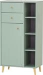 Midischrank SCHILDMEYER "Bjarne, Midischrank, Made in Germany, B: 60,2 cm", gr&uuml;n