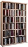 Media-Regal VCM "Holz CD DVD Stand Regal Schrank St&auml;nder Ronul", braun (sonoma,