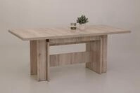 Kulissen-Esstisch HELA "LIA II", braun (sandeiche, sandeiche, sandeiche), H:76cm