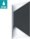 Wandleuchte EGLO "PREDAZZO Wandlampe, Stahl, Au&szlig;enlampe, IP44, Garten, Lampe