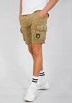 Cargoshorts ALPHA INDUSTRIES "Crew Short Patch", Herren, Gr. 32, N-Gr, beige...