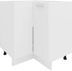 Unterschrank VCM "Eckschrank K&uuml;chenschrank Unterschrank K&uuml;che Esilo", wei&szlig;, B:76cm