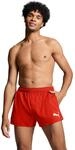 Badeshorts PUMA "PUMA SWIM MEN SHORT SHORTS 1P", Herren, Gr. L, N-Gr, rot, Web,