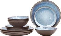 Tafelservice OTTO HOME "Teller Set, Service Allden", blau (aquablau, graublau,
