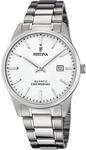 Quarzuhr FESTINA, silber (silberfarben, wei&szlig;), Armbanduhren, Herren, Quarzuhr,