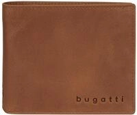 Geldb&ouml;rse BUGATTI "VOLO", Herren, braun (cognac), Leder, unifarben, Kleinlederwaren