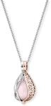 Kette mit Anh&auml;nger ENGELSRUFER "Himmelstr&auml;ne mit Lebensblume" Gr. XS, rosa