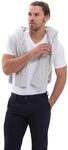 V-Shirt MEY "Hybrid", Herren, Gr. S, wei&szlig;, Jersey, Obermaterial: 57%...