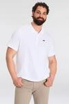 Poloshirt LEVI'S PLUS "BIG O.G. BATWING POLO", Herren, Gr. XXL (64/66), wei&szlig;,