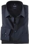 Businesshemd OLYMP "Luxor modern fit", Herren, Gr. 37, N-Gr, blau (kobaltblau),...
