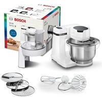 BOSCH K&uuml;chenmaschine "MUMS2EB01 MUM Serie 2", grau (wei&szlig; grau), B:26,6cm...