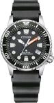 Taucheruhr CITIZEN "Promaster Eco-Drive Diver", schwarz (schwarz, schwarz),