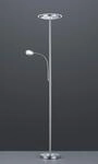 REALITY LEUCHTEN LED Stehlampe "Ackbar", grau (nickelfarben), 1, H: 182,5cm, 1 Stk.,