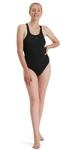 Badeanzug SPEEDO "Eco Speedo", Damen, Gr. 38, N-Gr, schwarz, Obermaterial: 100%