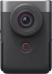 CANON Camcorder "PowerShot V10 Silber Vlogging-Kit", schwarz, B:9cm H:6,34cm
