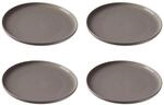 Speiseteller RITZENHOFF & BREKER "Speiseteller Jasper &oslash; 26.0 cm 4er Set", grau