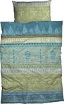 Bettw&auml;sche CASATEX "Indi", gr&uuml;n (jadegr&uuml;n), B/L: 135cm x 200cm, 1 Stk., 1...