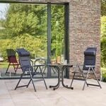 Garten-Essgruppe SIENA GARDEN "Premium", grau (anthrazit, anthrazit, anthrazit),