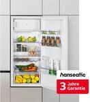 HANSEATIC Einbauk&uuml;hlschrank "HEKS12254GE", Energieeffizienz: E, silber (wei&szlig;),
