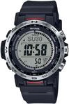 Funkchronograph CASIO PRO TREK, schwarz (schwarz, grau), Armbanduhren, Herren,