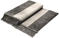 Sofaschoner BIEDERLACK "Cotton Cover Salt & Pepper", silber (silberfarben), B:100cm