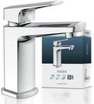 Waschtischarmatur SCH&Uuml;TTE "RAVEN", silber (silberfarben), B:5cm H:16,3cm T:15,7cm,