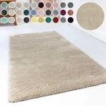 Hochflor-Teppich ESPRIT "Relaxx ESP-4150" Gr. 4, beige (creme, beige, meliert),