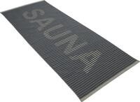 Saunatuch VOSSEN "Camden", blau (cadet blau), B:80cm L:200cm, Walkfrottee,