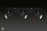 BRILONER LEUCHTEN LED Deckenleuchte "Rock", schwarz (wei&szlig;, neutral), Leuchten, LED