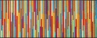 L&auml;ufer "Mikado Stripes" Gr. 11, bunt, B:75cm H:7mm L:190cm, Kunstfaser, WASH+DRY BY