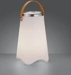 LED Au&szlig;en-Tischleuchte REALITY LEUCHTEN "JAMAICA", wei&szlig;, H:38cm &Oslash;:25cm, Leuchten,