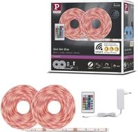 PAULMANN LED-Streifen "SimpLED Stripe Set 10m 230/12V DC Wei&szlig; Metall Kunststoff",