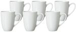 Tasse RITZENHOFF & BREKER "Latte Macchiato-Tassen Bianco 330 ml 6er Set wei&szlig;",