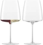 Rotweinglas ZWIESEL GLAS "Rotweingl&auml;ser Simplify 740 ml 2er Set transparent", bunt