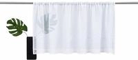 Scheibengardine OTTO HOME "Idaho" Gr. 1, wei&szlig;, B:90cm H:30cm, Voile, Polyester,