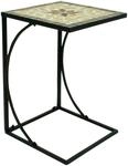 Beistelltisch GARDEN PLEASURE "Amarillo", rot (schwarz, braun, rot), B:35cm H:53cm