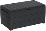 Aufbewahrungsbox VCM "Durabox Aufbewahrungsbox Kissenbox 416 L", grau, 1 Stk.,