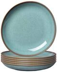 Schale "Schalen flach Lave &oslash; 27 cm 6er Set", blau (glac&eacute;), LIKE. BY VILLEROY &